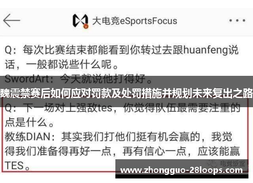 魏震禁赛后如何应对罚款及处罚措施并规划未来复出之路